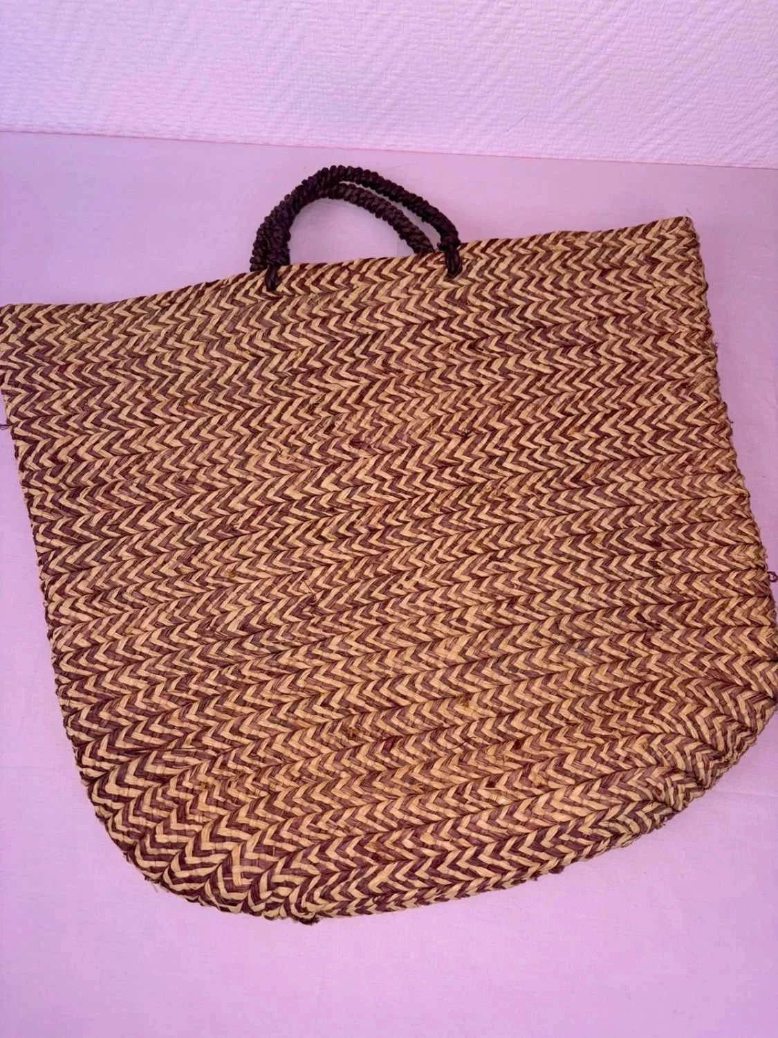 Little-used soeur straw bag rarely seen – photo 2